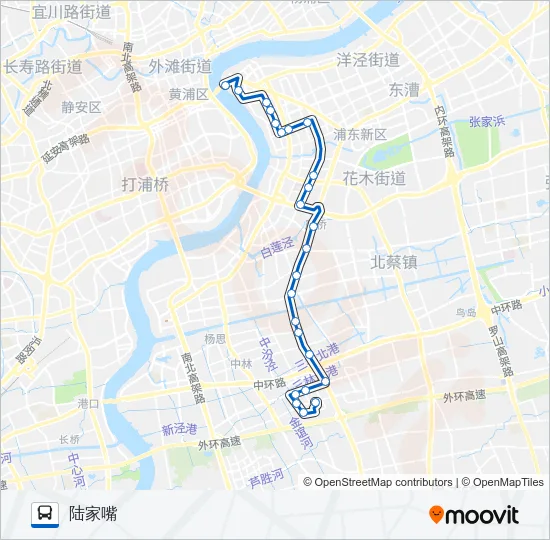 795路 Bus Line Map