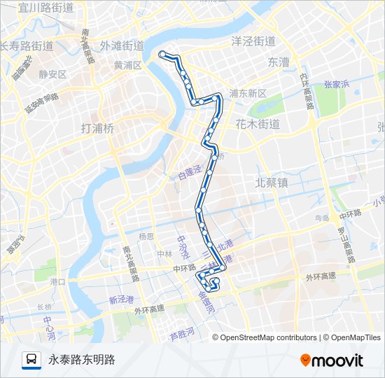 795路 bus Line Map