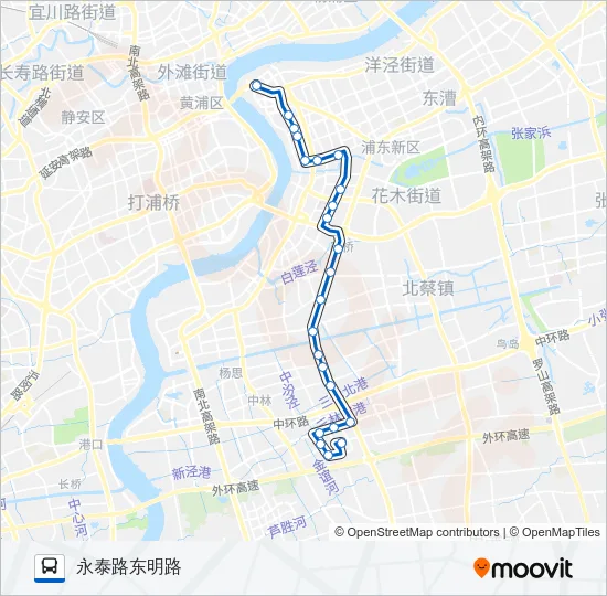 795路 Bus Line Map