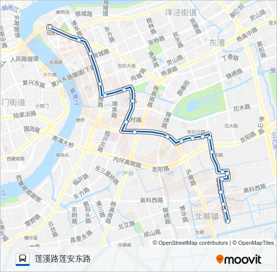 798路 Bus Line Map
