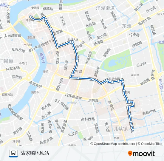 798路 Bus Line Map