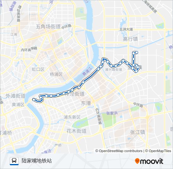 799路 Bus Line Map