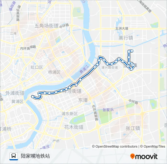 799路 Bus Line Map