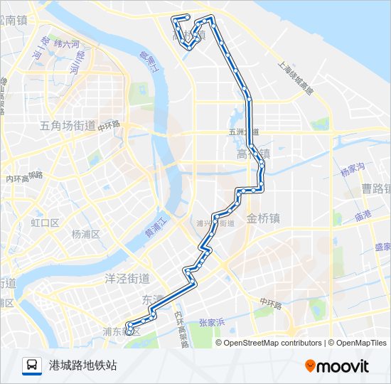 公交815路的线路图