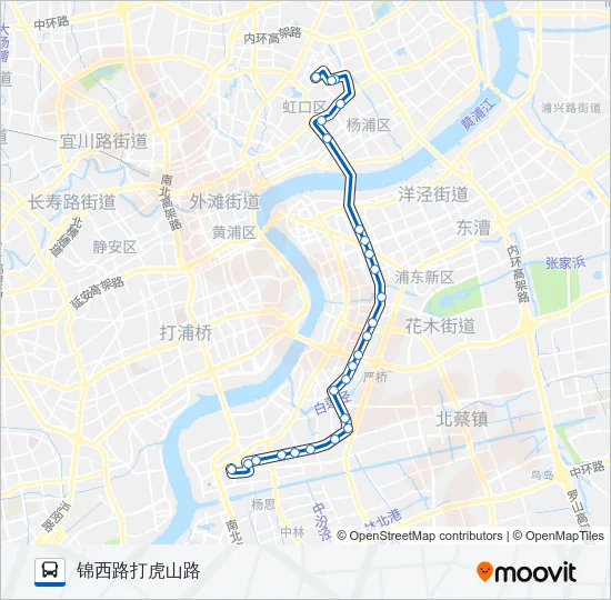 871路 Bus Line Map