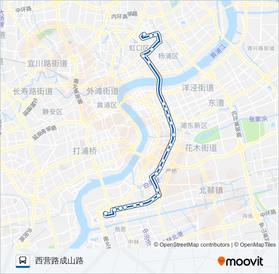 871路 bus Line Map