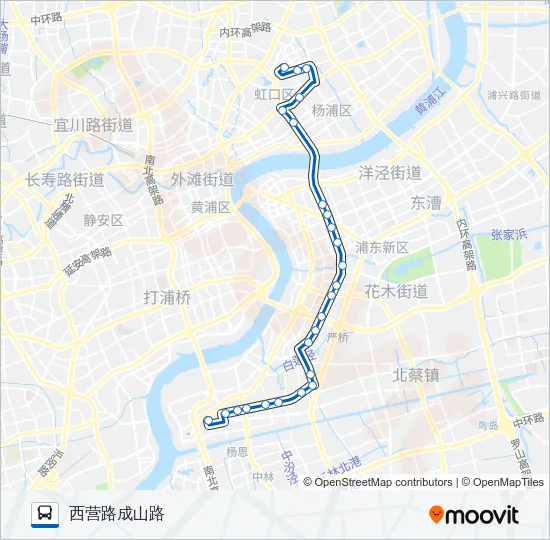 871路 Bus Line Map