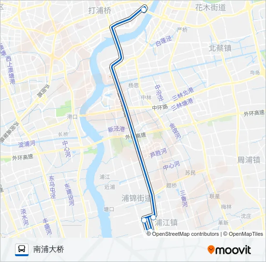 915路 Bus Line Map