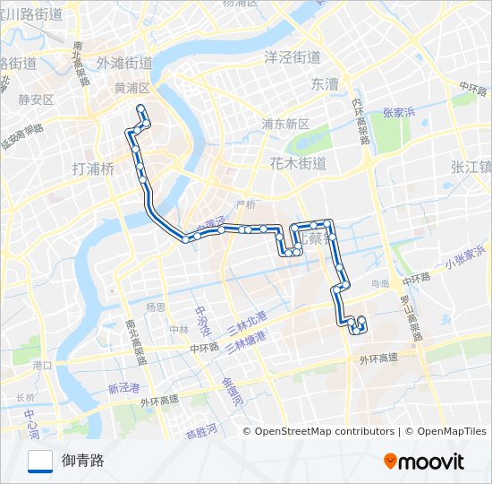 969路 bus Line Map