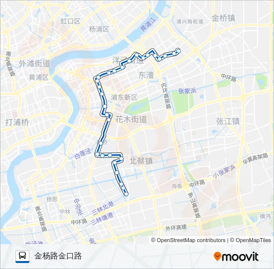 970路 Bus Line Map