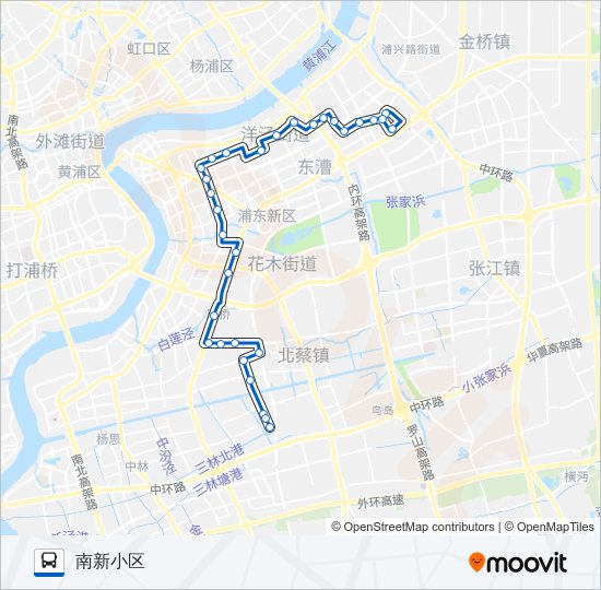 公交970路的线路图