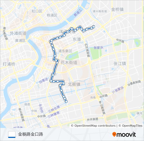 970路 bus Line Map
