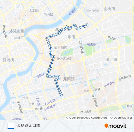 公交970路的线路图