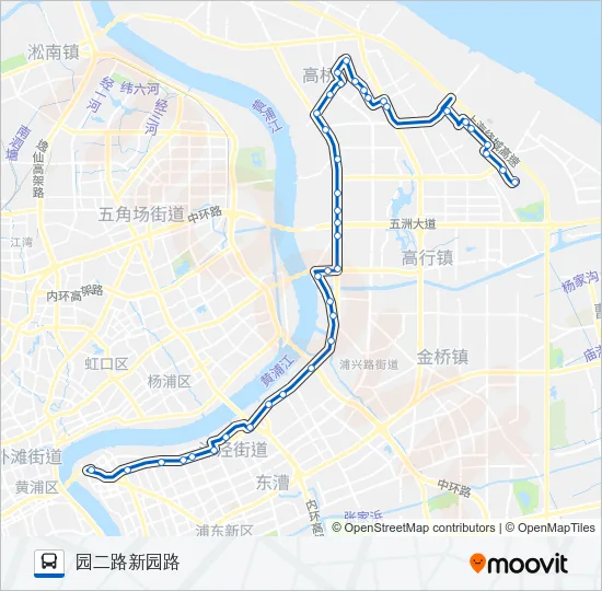971路 Bus Line Map