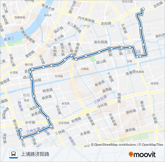 976路 bus Line Map