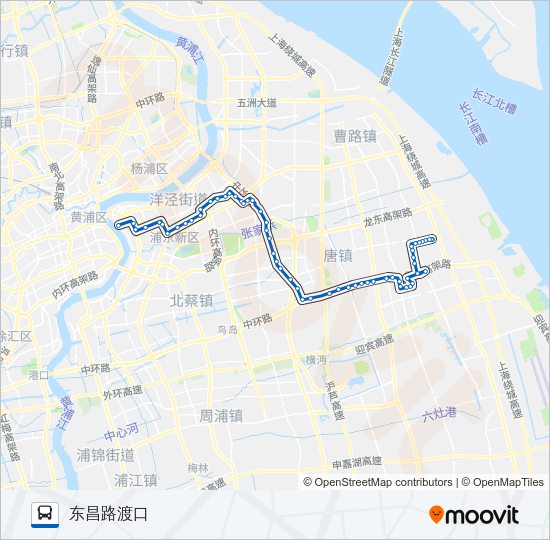 公交977路的线路图