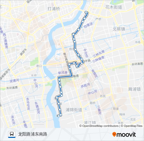 公交978路的线路图
