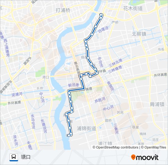 公交978路的线路图