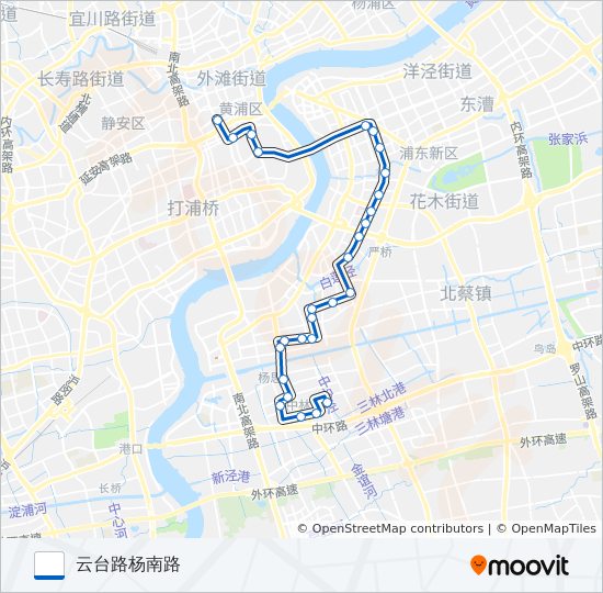 980路 bus Line Map