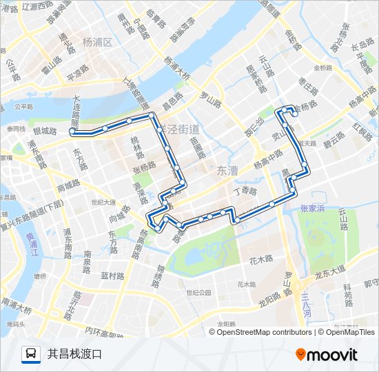 公交983路的线路图