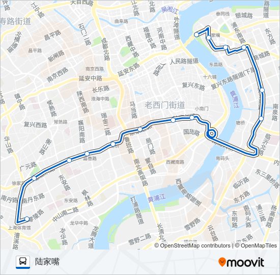 公交985路的线路图