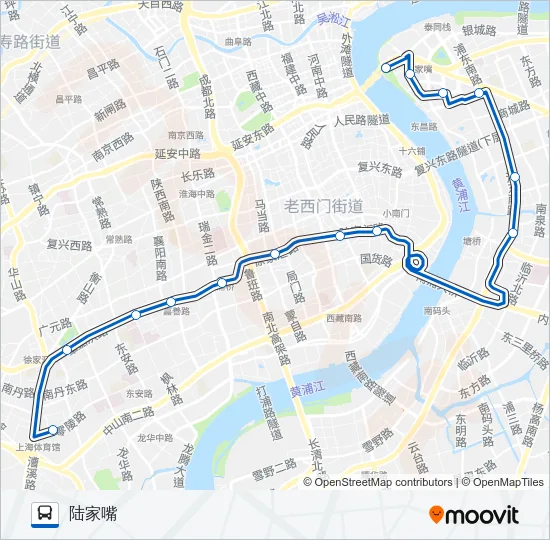 985路 Bus Line Map