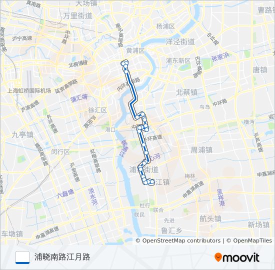 986路 bus Line Map