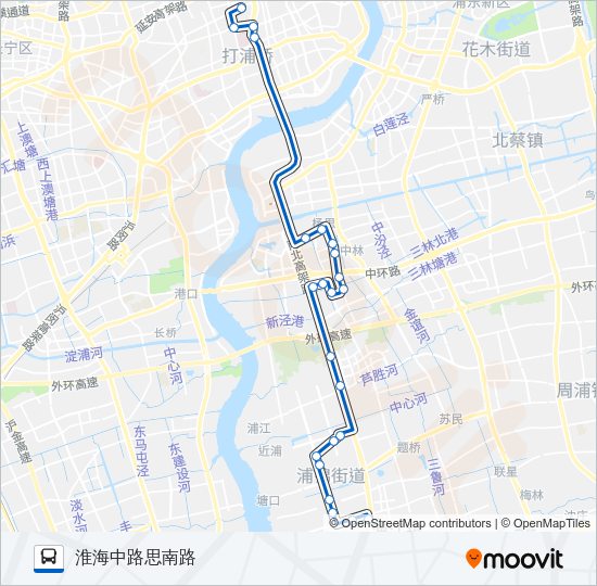 986路 Bus Line Map