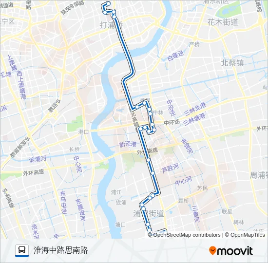 986路 Bus Line Map