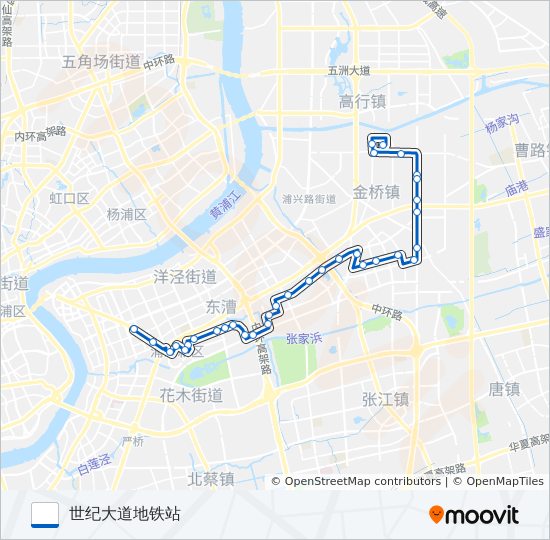 987路 bus Line Map