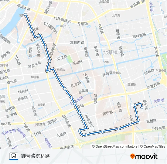988路 Bus Line Map