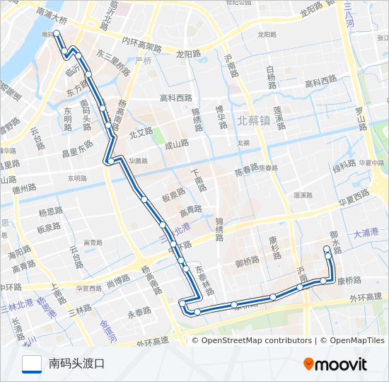 988路 bus Line Map