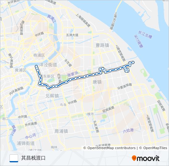 989路 bus Line Map