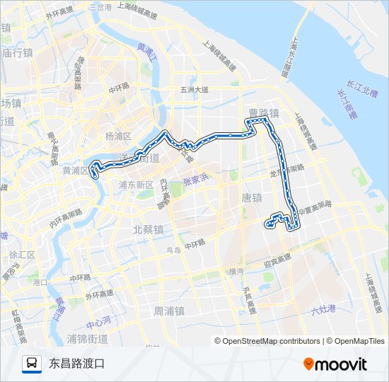 公交993路的线路图