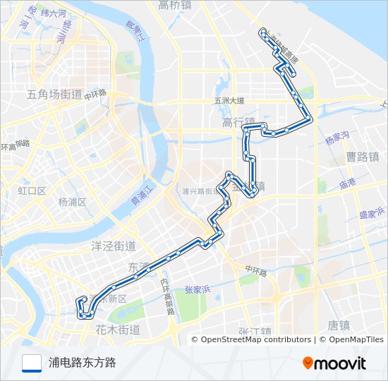 995路 bus Line Map