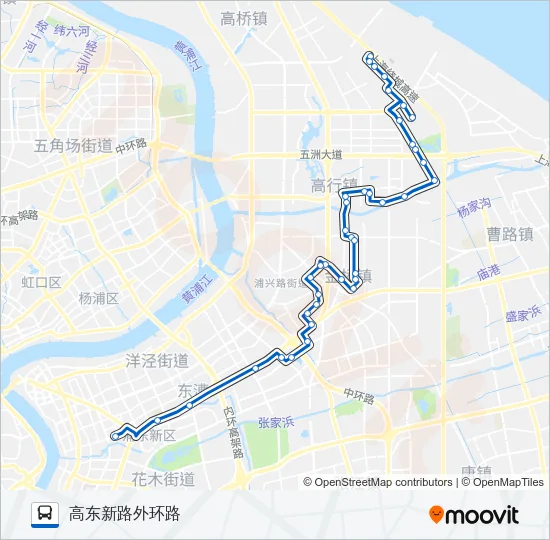 995路 Bus Line Map