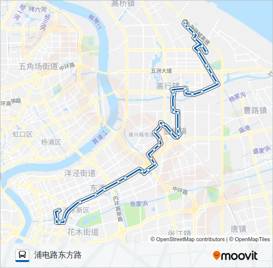 995路 Bus Line Map