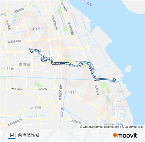 两滨专线 Bus Line Map