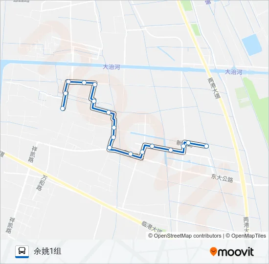 书院2路 Bus Line Map