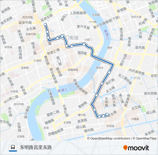 公交大桥一路的线路图