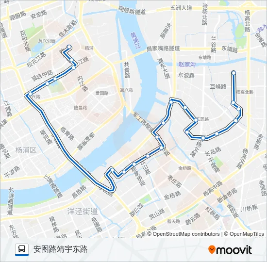 大桥四线 Bus Line Map