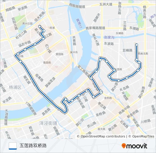 大桥四线 bus Line Map