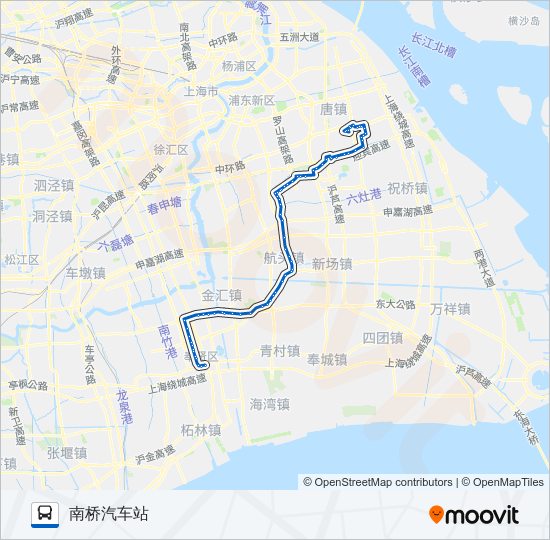 川奉专线 bus Line Map