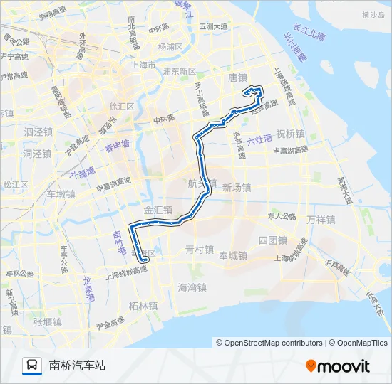 川奉专线 Bus Line Map