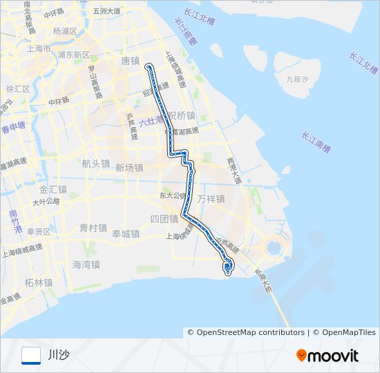 川芦专线 bus Line Map