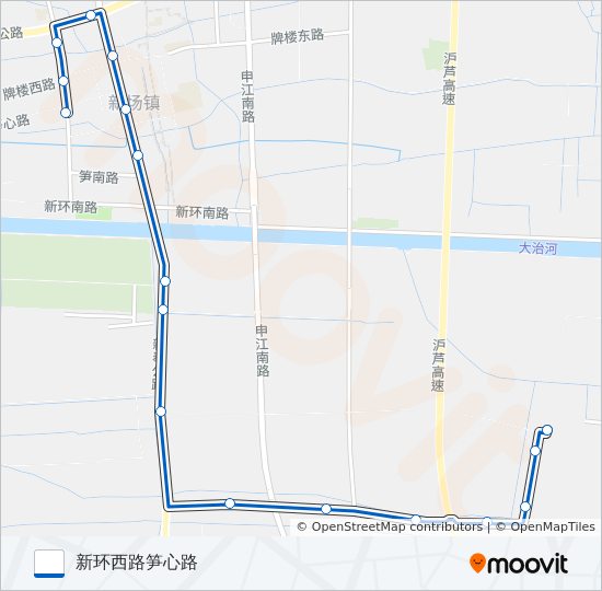 新场1路 bus Line Map