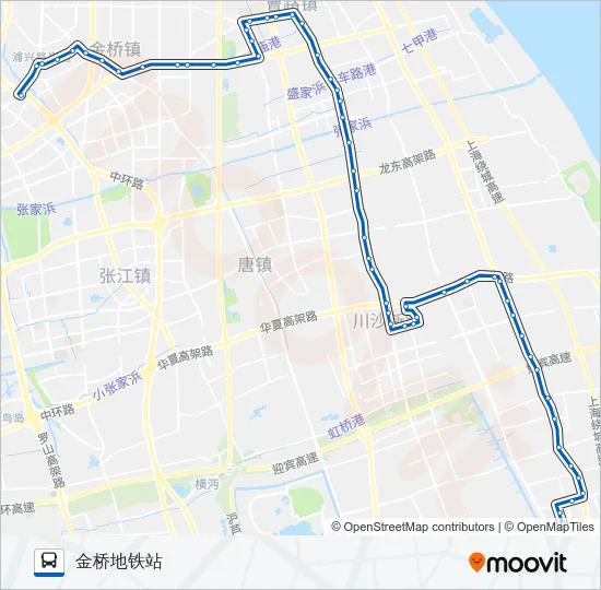 公交施崂专路的线路图