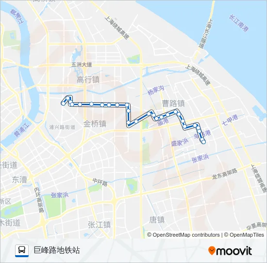 曹路2路 Bus Line Map