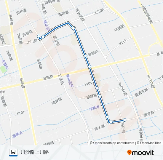曹路4路 Bus Line Map