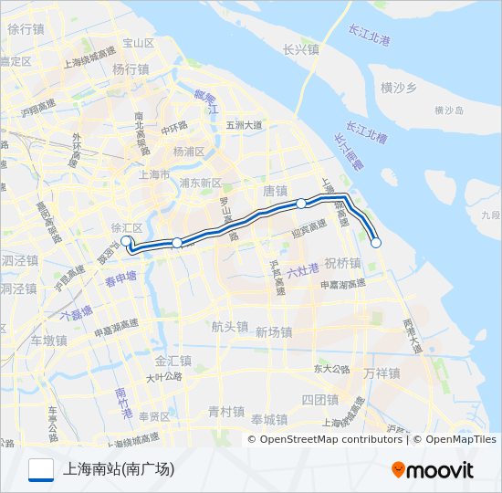 机场七线 bus Line Map